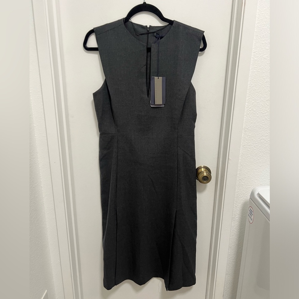 NWT ZARA WOMAN STUDIO Gray Wool Dress